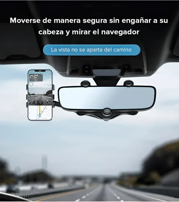 Soporte de Teléfono para Retrovisor 360Support®